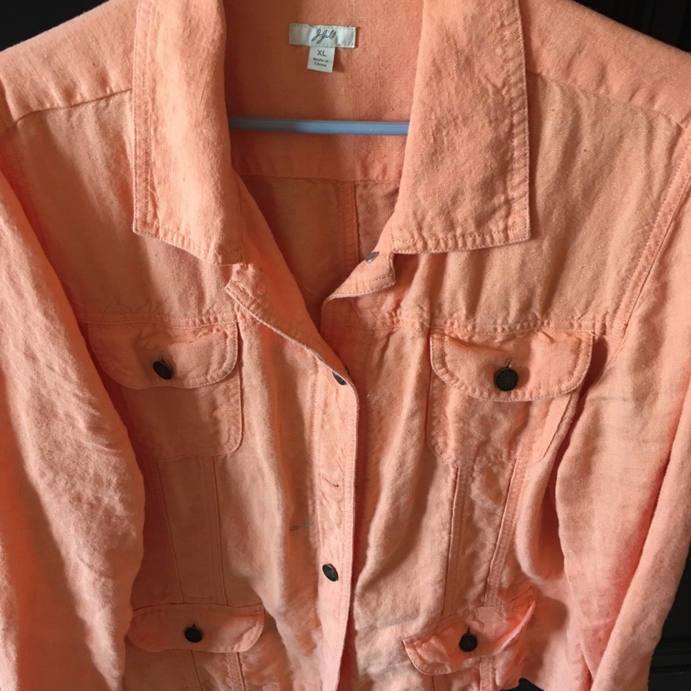 J Jill XL Linen Jacket